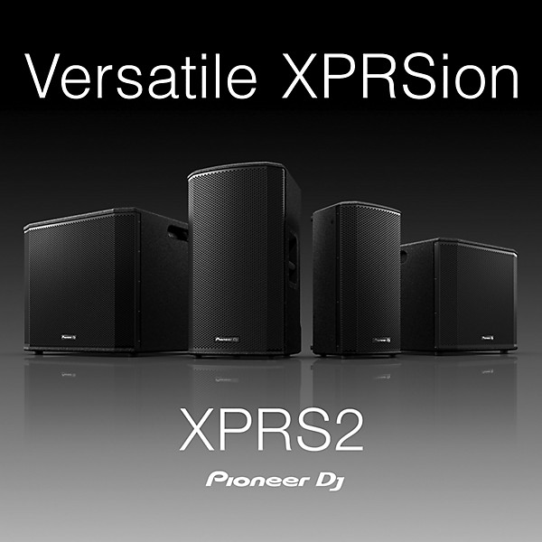 Pioneer DJ XPRS102 10" Full-Range Active Loudspeaker Black