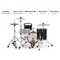 PDP by DW Concept Classic 3-Piece Bop Kit with Ebony Hoops Ebony