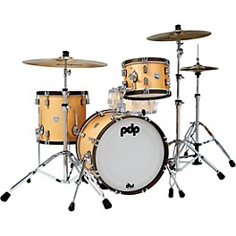 PDP by DW Concept Classic 3-Piece Bop Kit with Walnut Hoops Natural