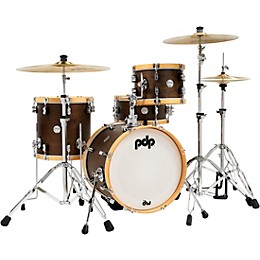 PDP by DW Concept Classic 3-Piece Bop Kit with Natural Hoops Walnut