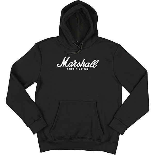 Marshall Pull-over Hoodie Large Black