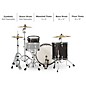 PDP by DW Concept Classic 3-Piece Shell Pack with 24 in. Bass Drum and Ebony Hoops Ebony