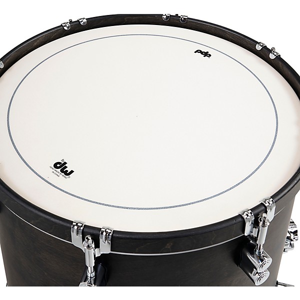 PDP by DW Concept Classic 3-Piece Shell Pack with 24 in. Bass Drum and Ebony Hoops Ebony