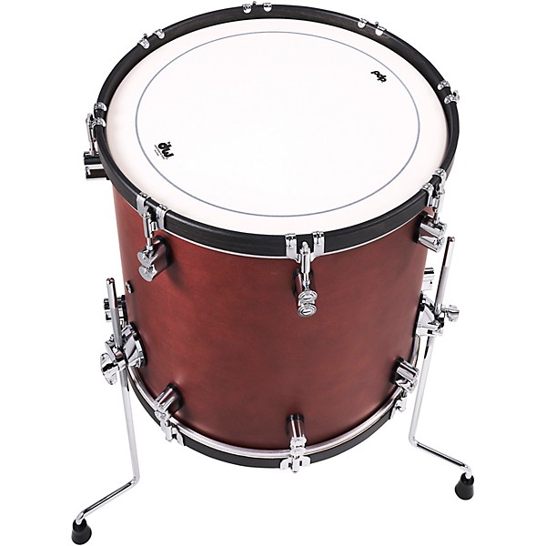 PDP by DW Concept Classic 3-Piece Shell Pack with 24 in. Bass Drum and Ebony Hoops Ox Blood