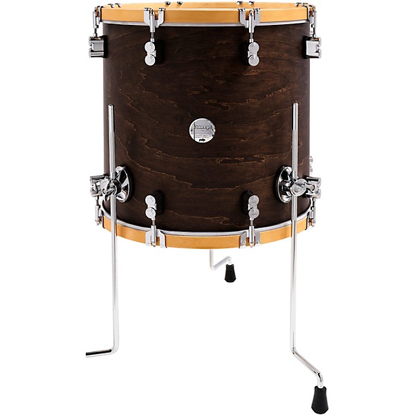 PDP by DW Concept Classic 3-Piece Shell Pack with 24 in. Bass Drum and Natural Hoops Walnut