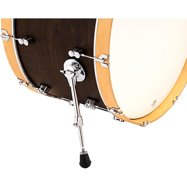 PDP by DW Concept Classic 3-Piece Shell Pack with 24 in. Bass Drum and Natural Hoops Walnut