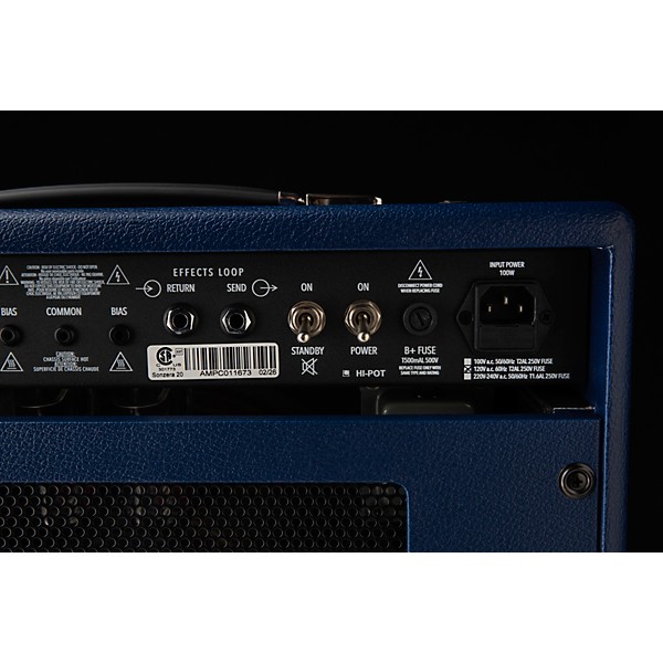 PRS Sonzera 20 20W 1x12" Tube Guitar Combo Amp - Indigo Blue