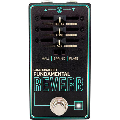 Walrus Audio Fundamental Series Reverb Effects Pedal Black for sale