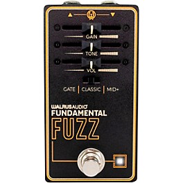 Walrus Audio Fundamental Series Fuzz Effects Pedal Black