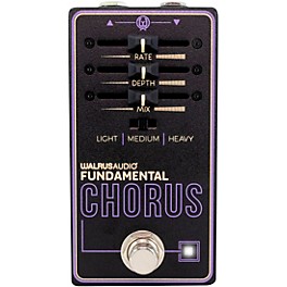 Walrus Audio Fundamental Series Chorus Effects Pedal Black