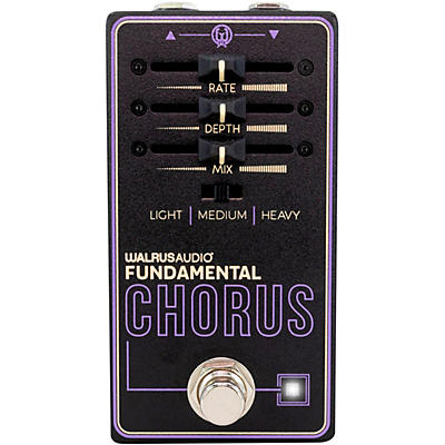 Walrus Audio Fundamental Series Chorus Effects Pedal Black for sale