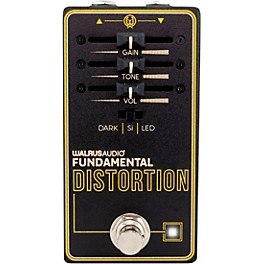 Walrus Audio Fundamental Series Distortion Effects Pedal Black