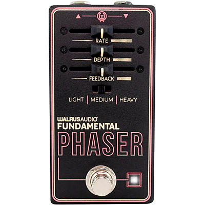 Walrus Audio Fundamental Series Phaser Effects Pedal Black for sale