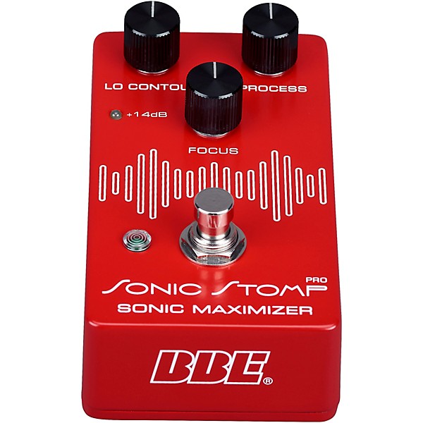 BBE Sonic Stomp Pro EQ/Filter Effects Pedal Red