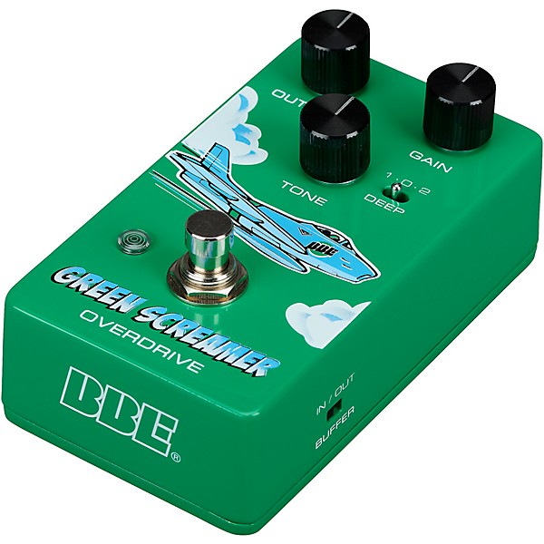 BBE Green Screamer v2 Overdrive Effects Pedal Green