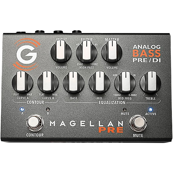 geloof Carrière Annoteren Genzler Amplification MAGELLAN PRE Analog Bass Pre/DI Effects Pedal  Platinum Silver | Guitar Center