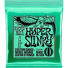 Ernie Ball Hyper Slinky Electric Guitar Strings 12 Pack