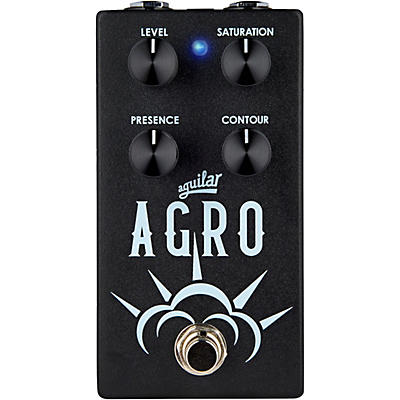 Aguilar Agro Bass Overdrive Effects Pedal Black for sale
