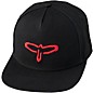 PRS Flat Bill Baseball Hat, Black - Red Bird Logo thumbnail