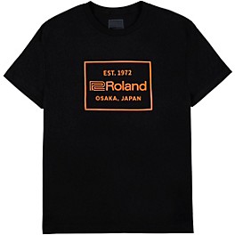 Roland EST. 1972 T-Shirt Large Black Roland EST. 1972 T-Shirt Medium Black