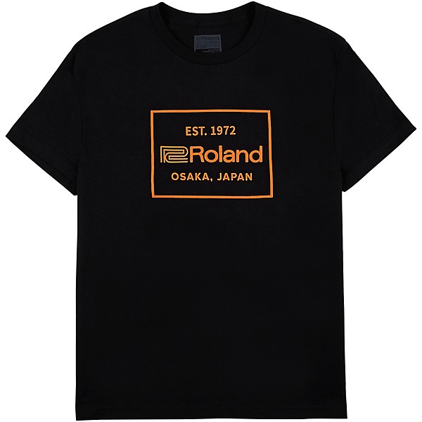 Roland EST. 1972 T-Shirt Medium Black