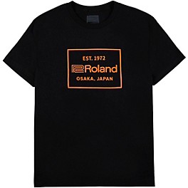 Roland EST. 1972 T-Shirt Large Black Roland EST. 1972 T-Shirt Large Black