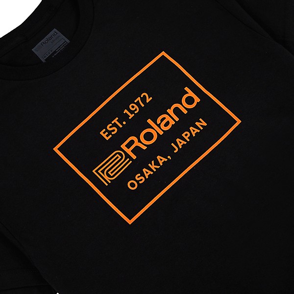 Roland EST. 1972 T-Shirt X Large Black