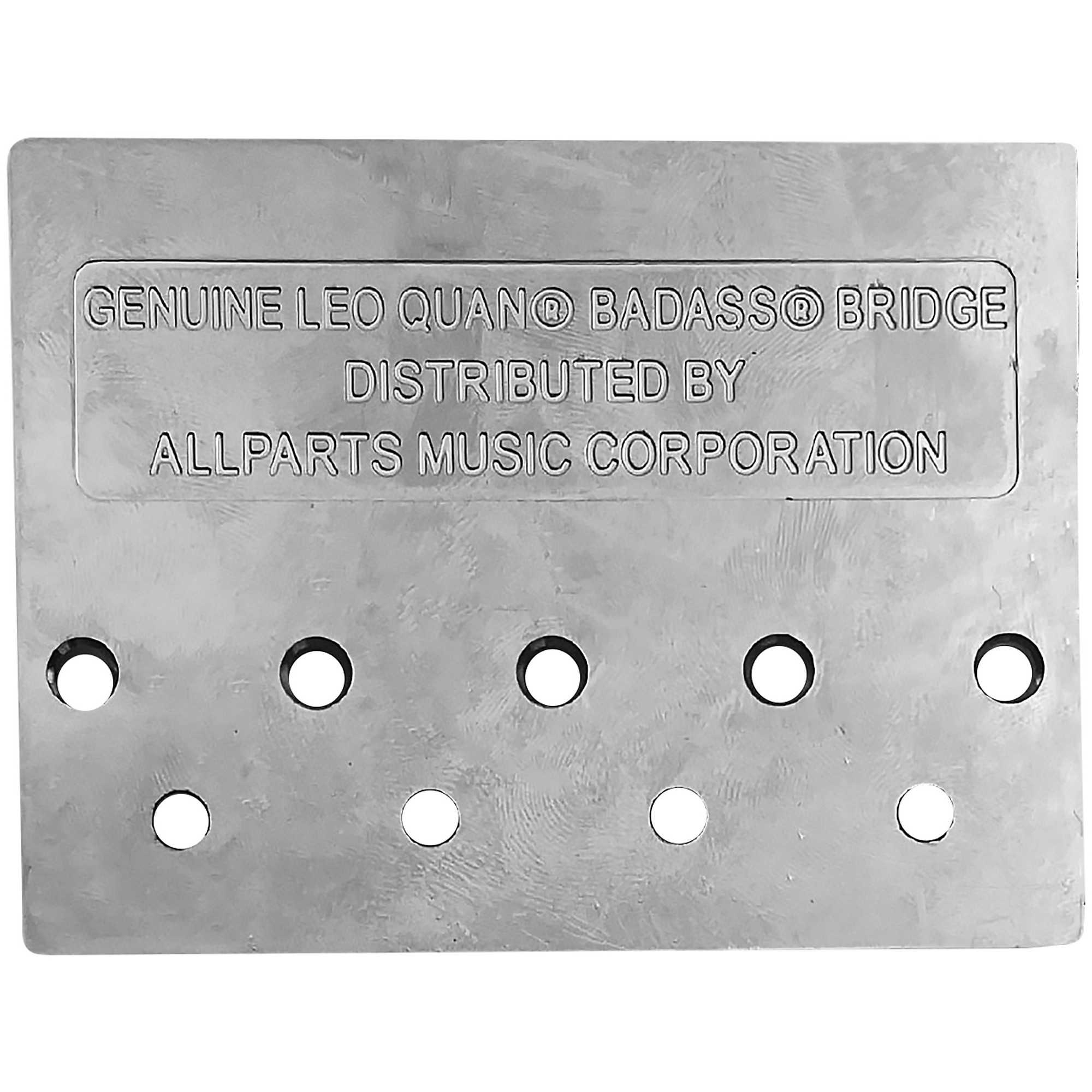 Leo Quan Badass II 4-String Bass Bridge, Grooved Saddles Chrome