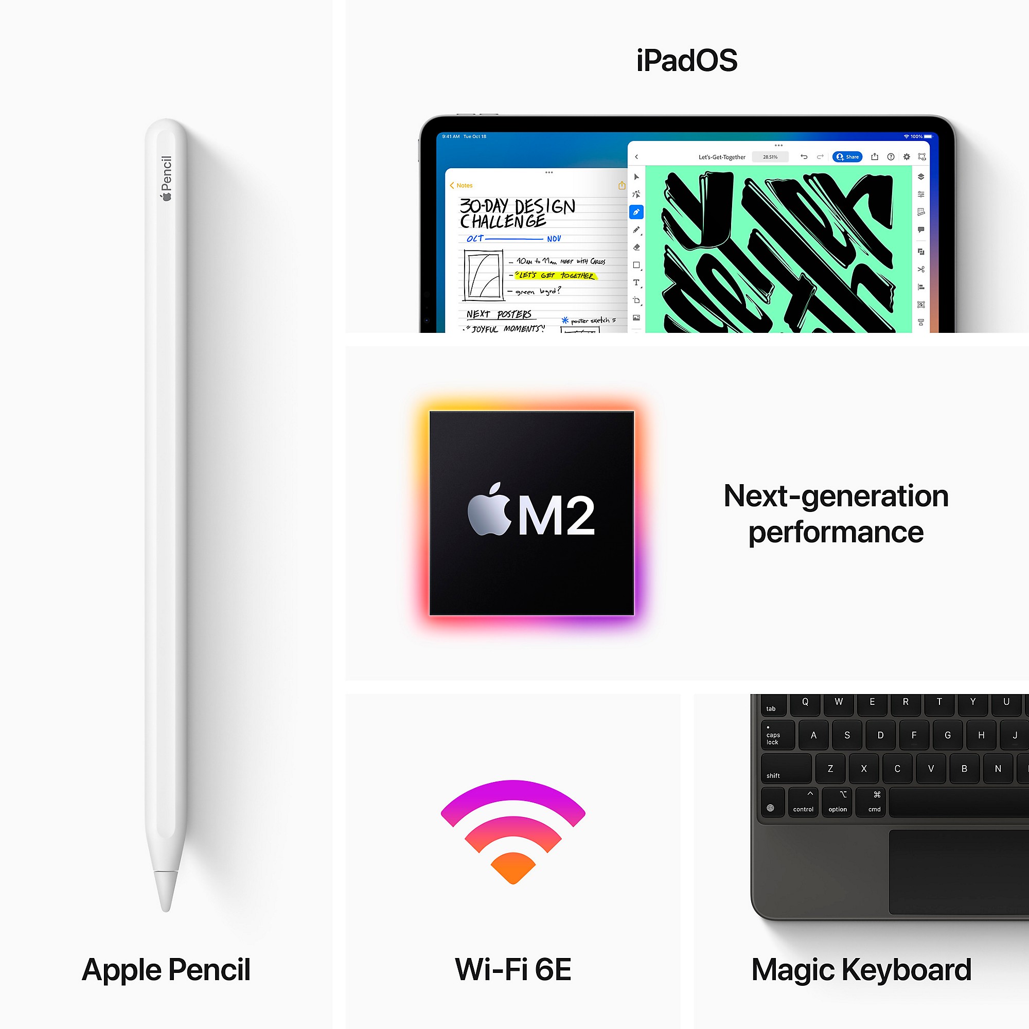 Apple 12.9-inch iPad Pro M2 Wi-Fi 256GB - Silver | Guitar Center