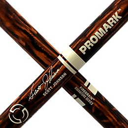 Promark Scott Johnson FireGrain Signature Drum Sticks