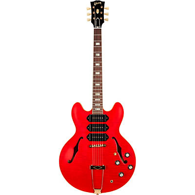 Gibson Custom M2m 1964 Es-335 Figured P-90 Vos Semi-Hollow Electric Guitar Transparent Cherry for sale