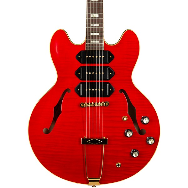Platinum Gibson Custom M2M 1964 ES-335 Figured P-90 VOS Semi