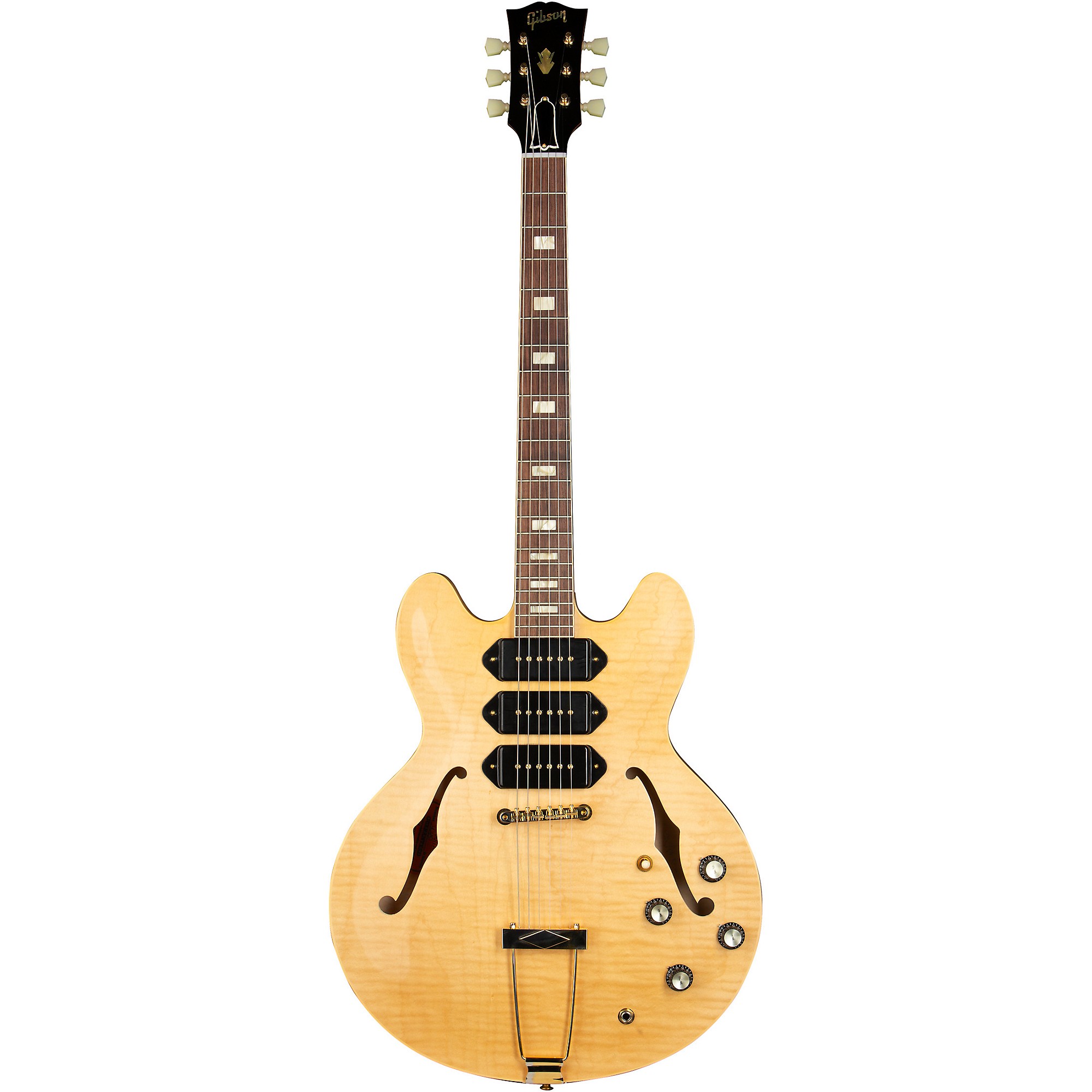 Platinum Gibson Custom M2M 1964 ES-335 Figured P-90 VOS Semi