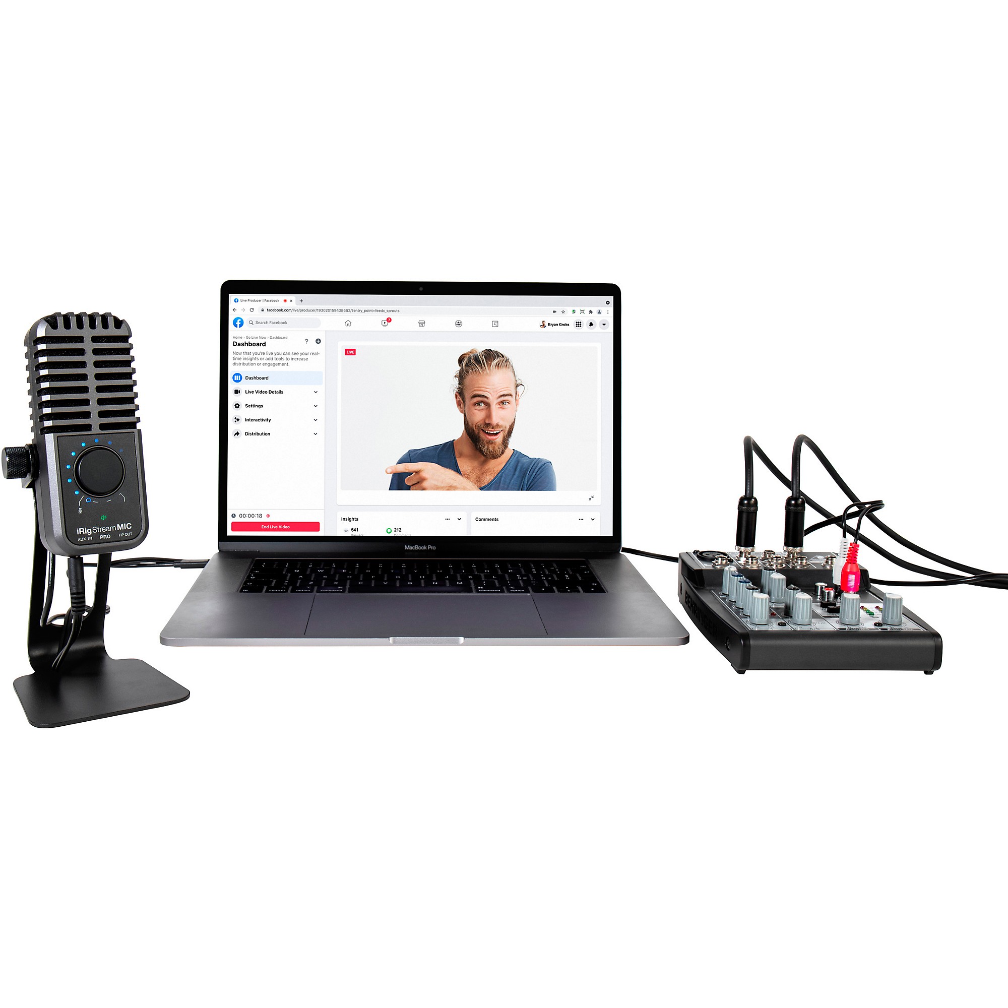 Okuman様　iRig Stream Mic Pro iRig Stream Mic Pro - Compact multi-pattern microphone and