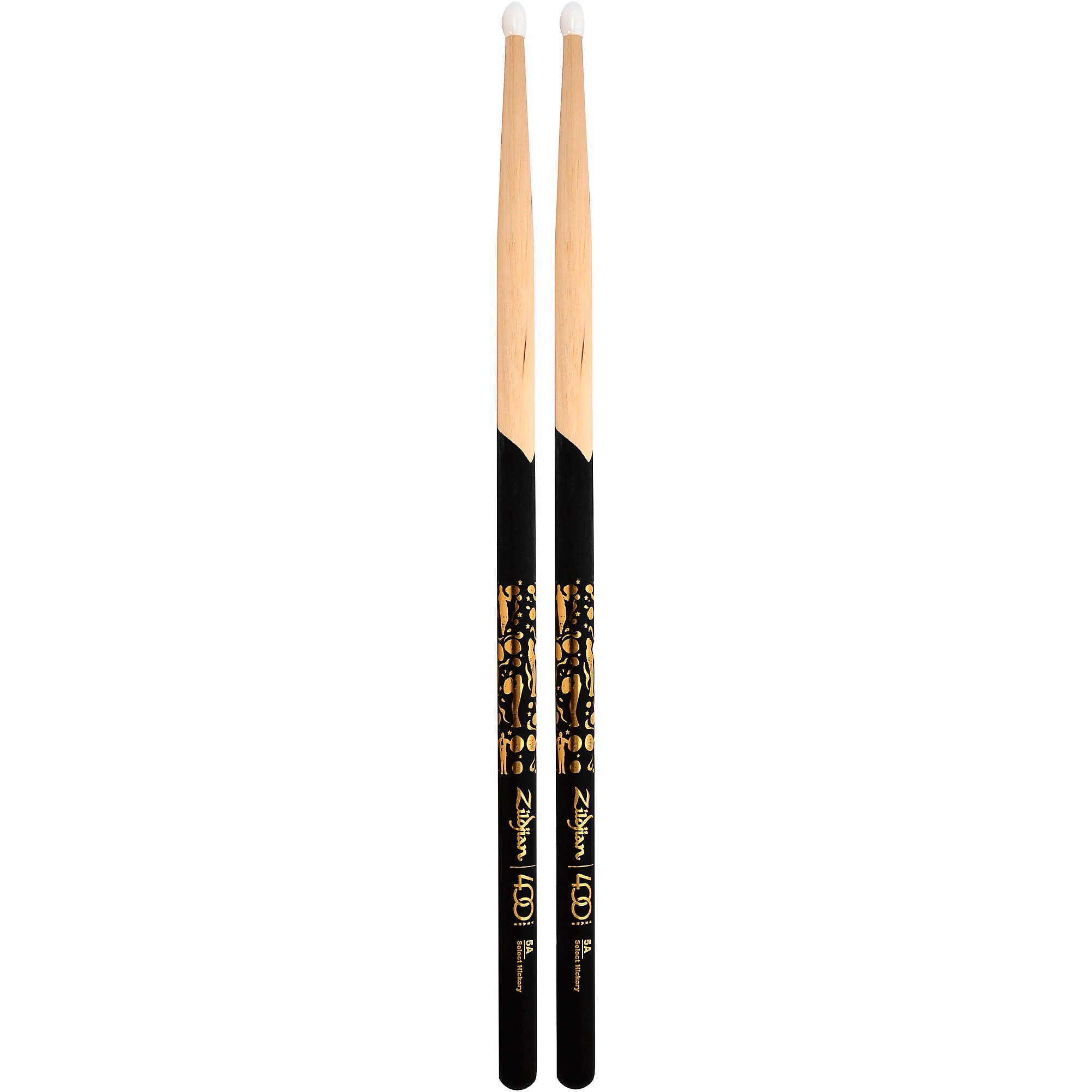 Zildjian 7A Nylon Tip Black Dip Drumsticks