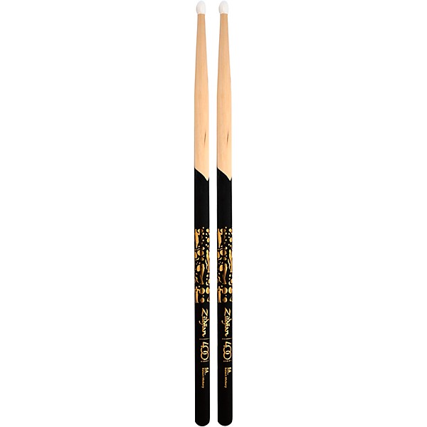 Zildjian Limited-Edition 400th Anniversary Nylon Dip Classical Drum Sticks 5A Nylon