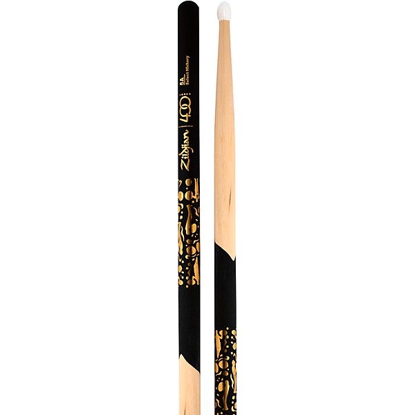 Zildjian Limited-Edition 400th Anniversary Nylon Dip Classical Drum Sticks 5A Nylon