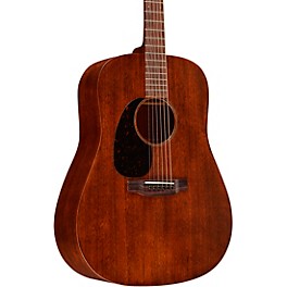 Martin D-15M Left-Handed Dreadnought All Mahogany Acoustic Guitar Natural