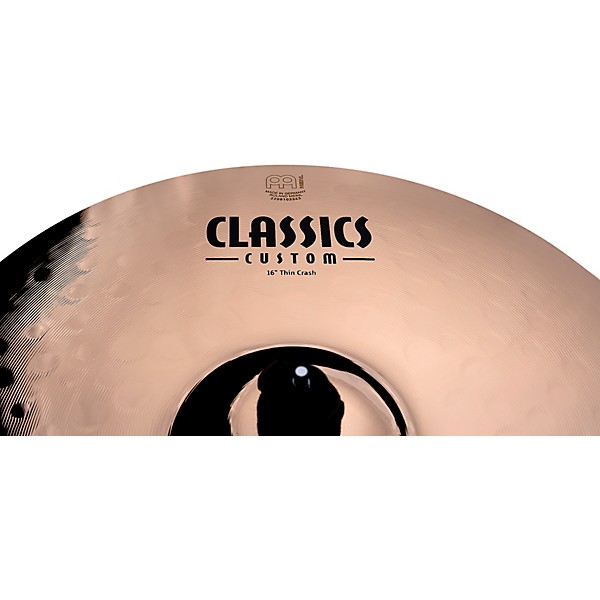 MEINL Classics Custom Thin Crash Brilliant Cymbal 16 in.