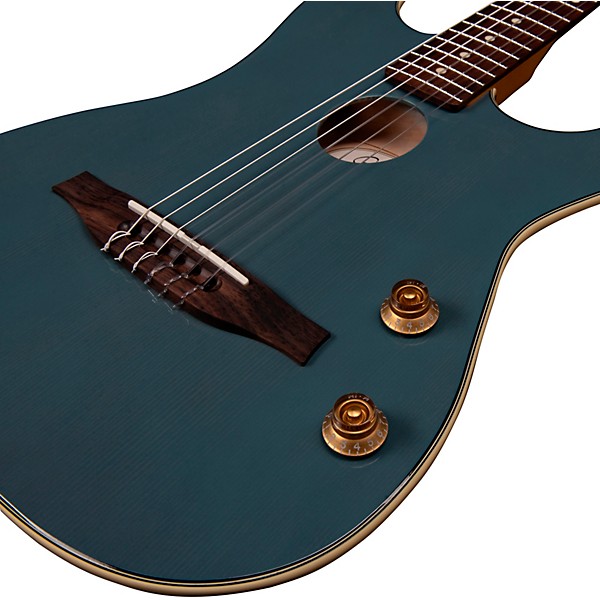 Godin G-Tour EQ Cedar-Maple Nylon Acoustic-Electric Guitar Arctik Blue