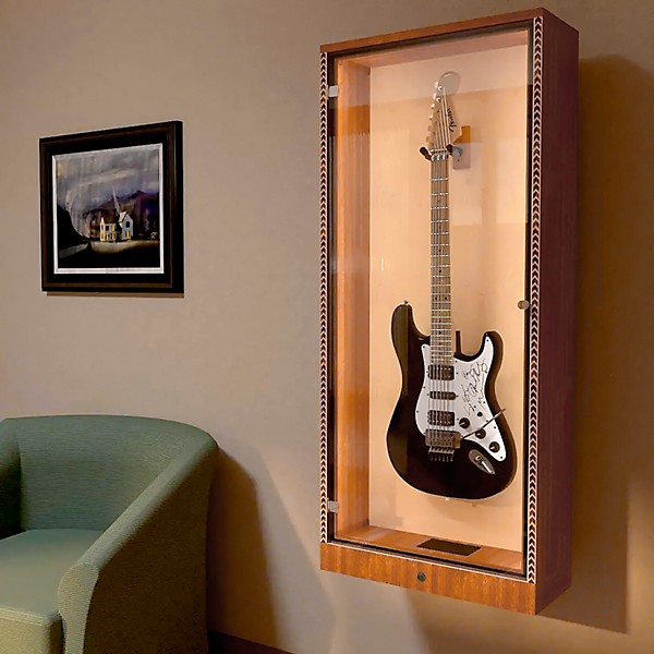 A&S Crafted Products The ShowCase Deluxe Wood Single Guitar Stand