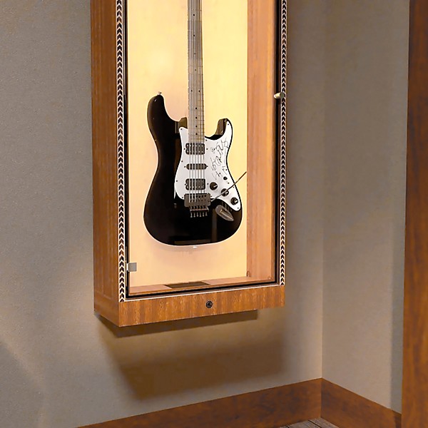 A&S Crafted Products The ShowCase Deluxe Wood Single Guitar Stand