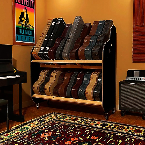 A&S Crafted Products The Session-Pro Double-Stack Mobile Case Rack