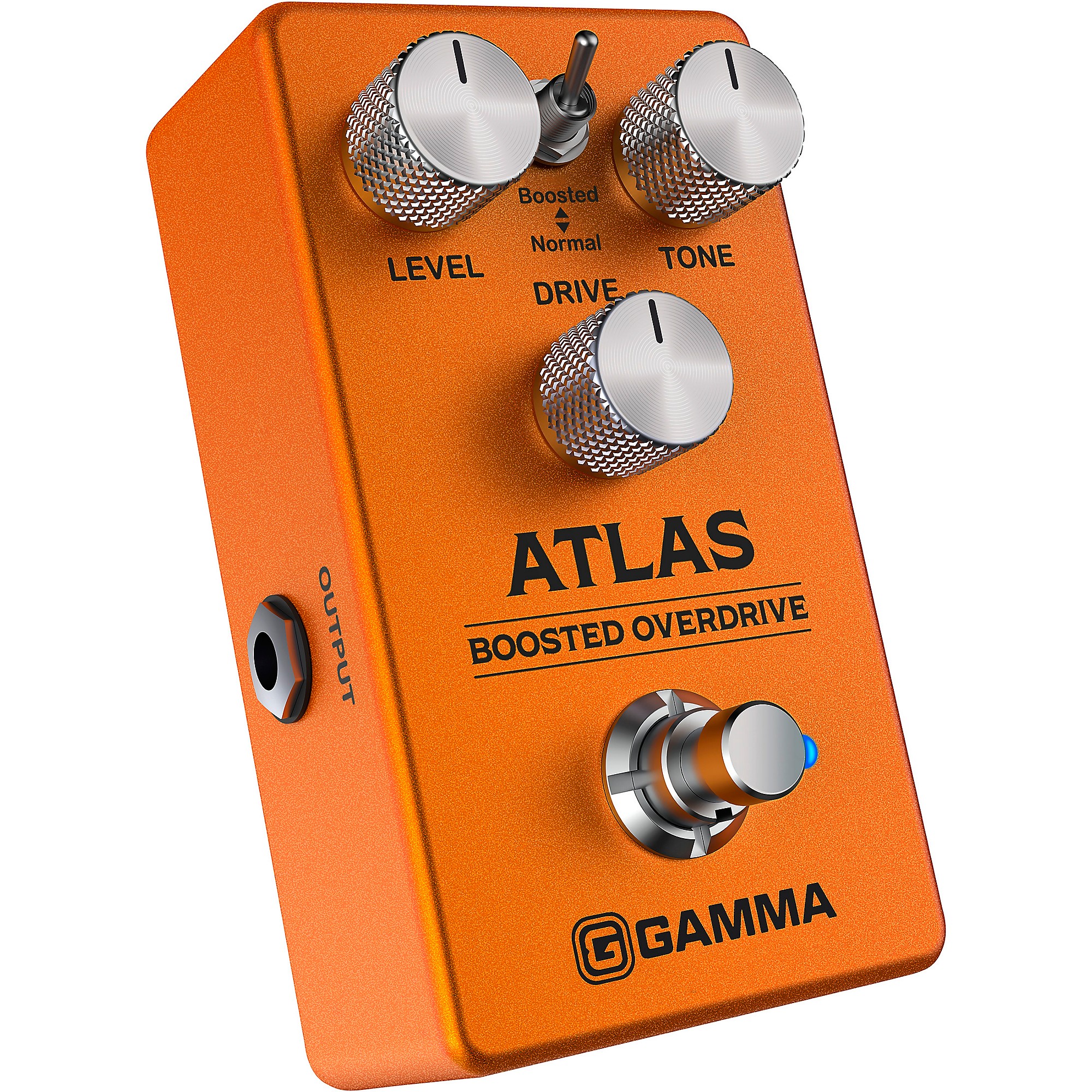 Atlas Pedal Cream Soda Overdrive Preamp Rare Transparent