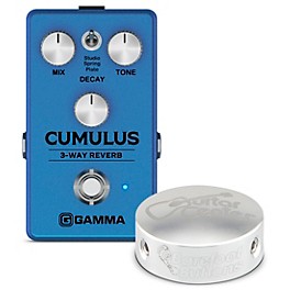 GAMMA Cumulus 3-Way Reverb Effects Pedal With Barefoot Button Guitar Center Footswitch Cap