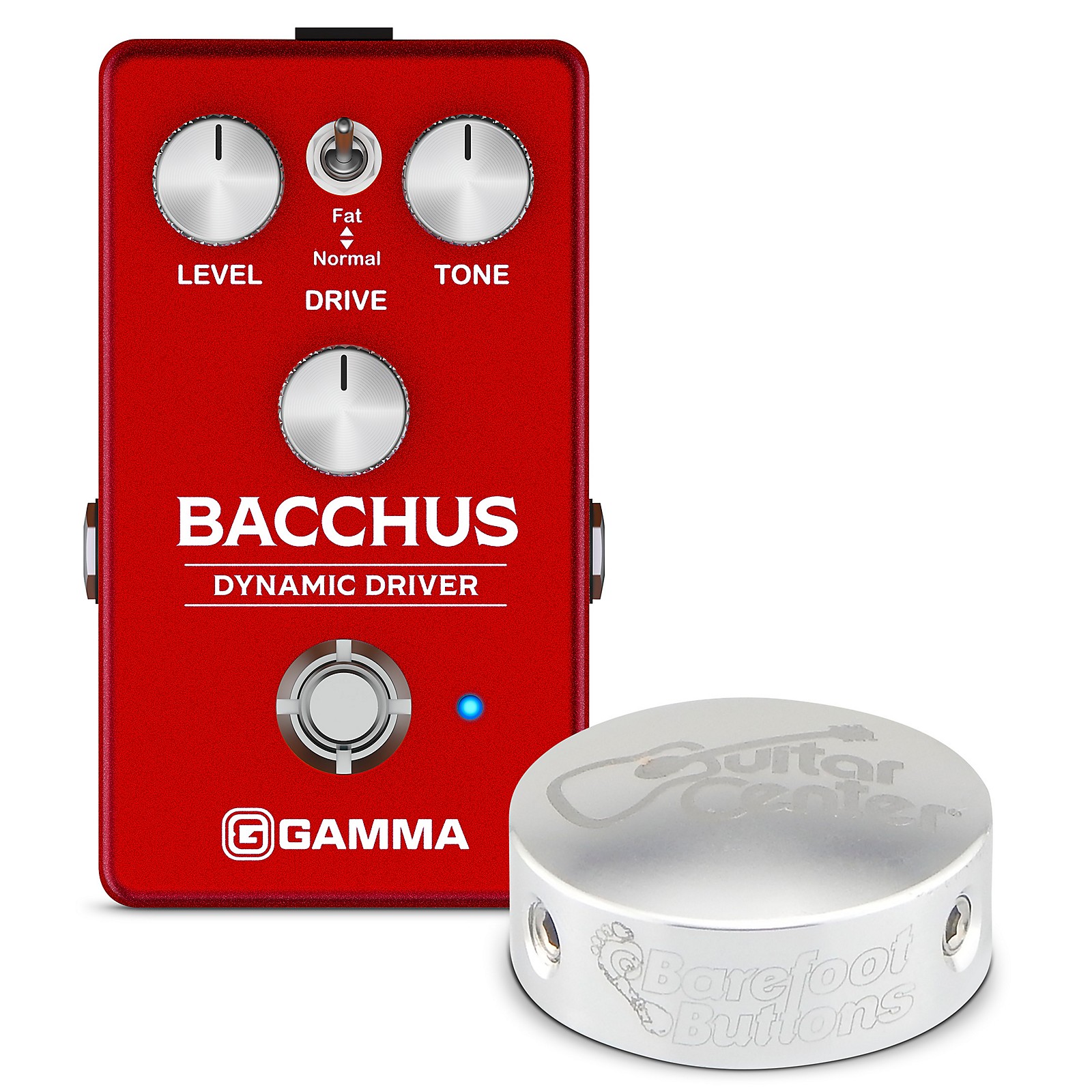 GAMMA BACCHUS Dynamic Driver Effects Pedal with Free Barefoot Button