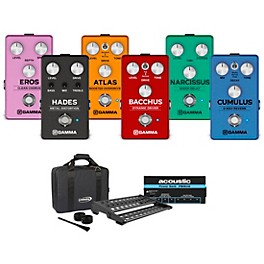 GAMMA Effects Pedal Bundle and LWS400 Pedalboard With Acoustic Power Bank