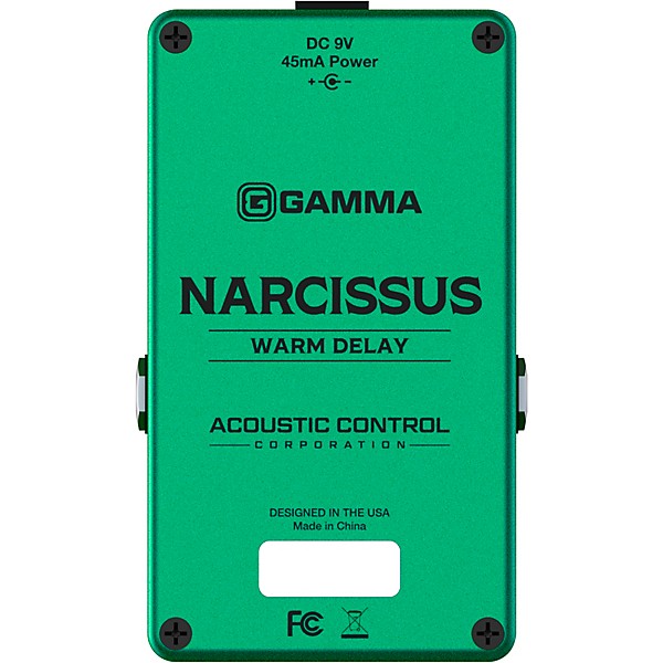 GAMMA Narcissus Warm Delay Effects Pedal With Barefoot Button Guitar Center Footswitch Cap