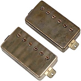 Mojotone Bill Kelliher Hellbender Humbu... Mojotone Bill Kelliher Hellbender Humbucker Pickup F-Spaced Bridge Set Aged Nickel