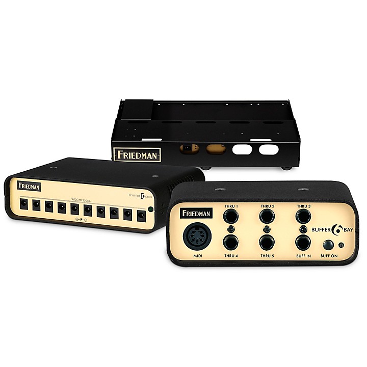 Friedman Tour Pro 1524 Platinum 15 x 24" Pedalboard With 1 Riser, Power